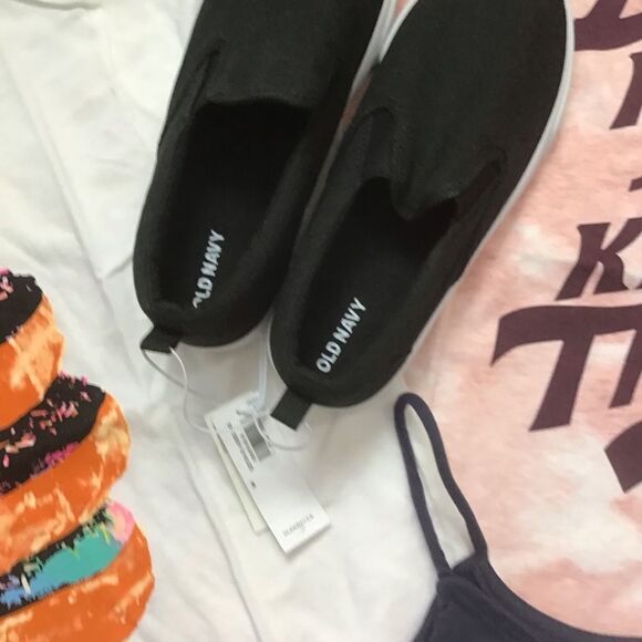 GIRL bundle Old Navy XL t-shirts tank top shoes size 3 Resortwear summer clothes - Picture 4 of 8